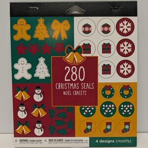 NWT! Hallmark Christmas/Holiday Stickers & Envelope Seals - 280 Pieces